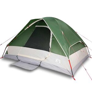 vidaXL Tente de camping &agrave; d&ocirc;me 2 personne vert imperm&eacute;able