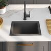 vidaXL &Eacute;vier de cuisine fait &agrave; la main Noir Acier inoxydable