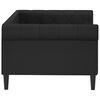 vidaXL Lit de jour sans matelas noir 90x200 cm similicuir