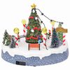 vidaXL D&eacute;coration de village de No&euml;l Multicolore 22 x 21,5 x 17 cm