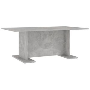 vidaXL Table basse gris b&eacute;ton 103,5x60x40 cm bois d'ing&eacute;nierie
