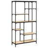 vidaXL Biblioth&egrave;que ch&ecirc;ne sonoma 99x35,5x176 cm bois ing&eacute;nierie acier