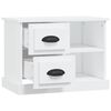 vidaXL Table de chevet blanc 60x35,5x45 cm
