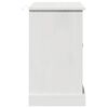 vidaXL Meuble sous &eacute;vier VIGO Blanc et Blanc Antique 68 x 34 x 59 cm