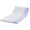 vidaXL Surmatelas Blanc 120 x 200 cm Tissu Jacquard