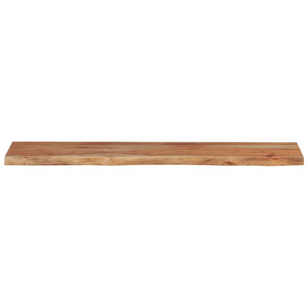 vidaXL &Eacute;tag&egrave;re murale rectangulaire massif acacia bordure assortie