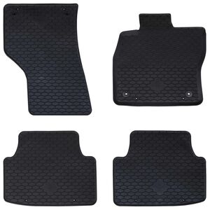 vidaXL Tapis de voiture 4 pcs Noir compatible avec le si&egrave;ge LEON 2020-