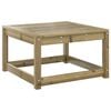 vidaXL Repose-pied de jardin bois de pin impr&eacute;gn&eacute;