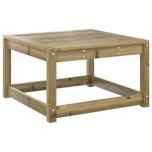 vidaXL Repose-pied de jardin bois de pin impr&eacute;gn&eacute;