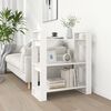 vidaXL Biblioth&egrave;que/S&eacute;parateur de pi&egrave;ce Blanc 80x35x91 cm Pin solide