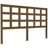vidaXL T&ecirc;te de lit Marron miel 156x4x100 cm Bois massif de pin