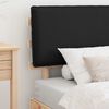 vidaXL Cadre de lit avec t&ecirc;te de lit rembourr&eacute;e Noir 100 x 200 cm