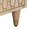 vidaXL Table de chevet 50x33x60 cm bois de manguier massif
