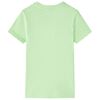 T-shirt pour enfants vert citron 140