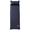 vidaXL Matelas de camping autogonflant avec oreiller 1 personne gris