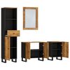vidaXL Ensemble de meubles de salle de bain 4 pcs bois manguier massif