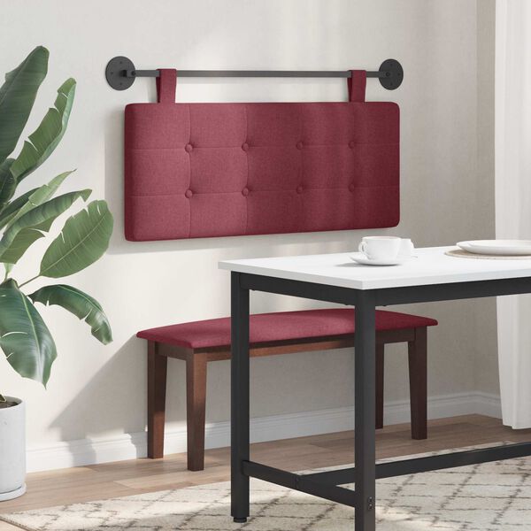 vidaXL T&ecirc;te de lit suspendue Montage mural tissu