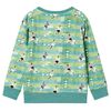 Sweatshirt pour enfants m&eacute;lange vert clair 140
