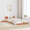 vidaXL Cadre de lit Marron 80 x 200 cm bois