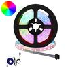 vidaXL Bande LED 4 pcs Noir et Transparent 130 x 0,8 x 0,3 cm