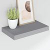 vidaXL &Eacute;tag&egrave;res murales flottantes 2 pcs Gris 40x23x3,8 cm MDF