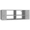 vidaXL Meuble TV mural Gris b&eacute;ton 102x35x35 cm Bois d&rsquo;ing&eacute;nierie