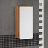 Trendteam Armoire murale de rangement Ciara Blanc et ch&ecirc;ne artisanal