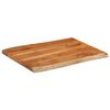 vidaXL Dessus de table 70x60x3,8 cm rectangulaire bois massif d'acacia