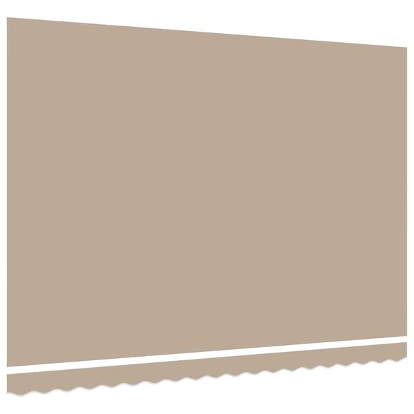 vidaXL Toile de rechange pour auvent Beige 430 x 345 cm Polyester
