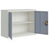 vidaXL Classeur gris clair et gris fonc&eacute; 90x40x70 cm acier