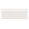 vidaXL Bo&icirc;te de rangement Blanc 89x36,5x33 cm Bois massif de pin