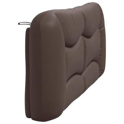 vidaXL Coussin de tête de lit marron 180 cm similicuir