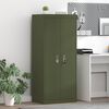 vidaXL Armoire de rangement Vert olive 60 x 40 x 140 cm Acier
