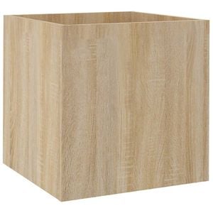 vidaXL Jardini&egrave;re Ch&ecirc;ne sonoma 40x40x40 cm Bois d'ing&eacute;nierie