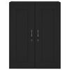 vidaXL Armoire murale noir 69,5x34x90 cm bois d'ing&eacute;nierie