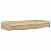 vidaXL Cadre de lit Ch&ecirc;ne Sonoma 70 x 190 cm Bois d'ing&eacute;nierie