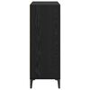 vidaXL Buffet Ch&ecirc;ne noir 69,5 x 32,5 x 90 cm Bois d'ing&eacute;nierie