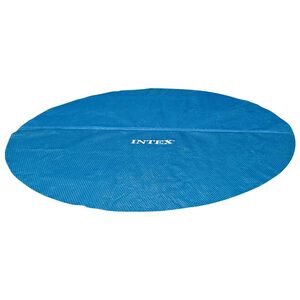 Intex Couverture solaire de piscine bleu 206 cm poly&eacute;thyl&egrave;ne