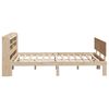 vidaXL Cadre de lit avec t&ecirc;te de lit sans matelas 120x190 cm