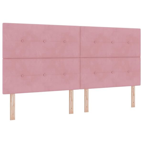 vidaXL T&ecirc;te de lit Rose 200 cm Velours