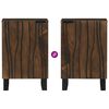 vidaXL Meuble de Lavabo de Salle de Bain Noyer 38 x 33,5 x 58 cm