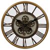 Gifts Amsterdam Horloge murale Radar Open Laiton dor&eacute; 54,5 cm