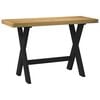 vidaXL Bureau NOAIN pieds en forme de X 120x50x75 cm bois massif pin