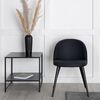 Venture Home Chaises &agrave; manger lot de 2 Velvet Polyester Noir