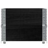 vidaXL Jardini&egrave;re noir 100x50 cm bois massif de pin