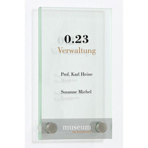MOEDEL Plaque de porte Galerie 16x10x2,5 cm
