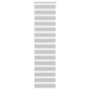 vidaXL Store z&egrave;bre gris clair largeur du tissu 50,9 cm polyester