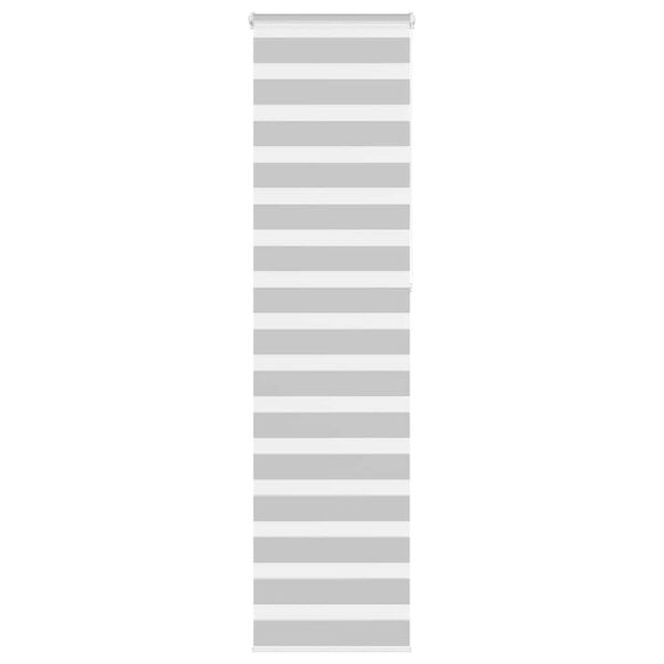 vidaXL Store z&egrave;bre gris clair largeur du tissu 50,9 cm polyester