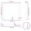 vidaXL Pieds de table &agrave; manger en U 2 pi&egrave;ces Noir 90 x (72-73) cm Acier