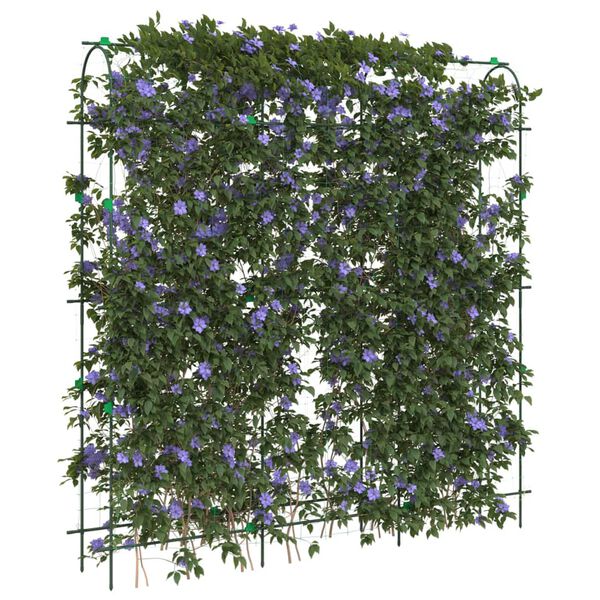 vidaXL Treillis de jardin pour plantes grimpantes 4 pcs forme en U
